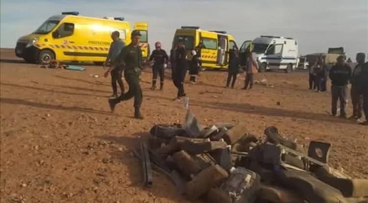 مصرع 13 شخصا وإصابة العشرات في حادث سير جنوب غربي الجزائر